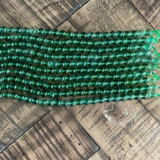 8mm Green Quartz Bead Strand - Half Strand