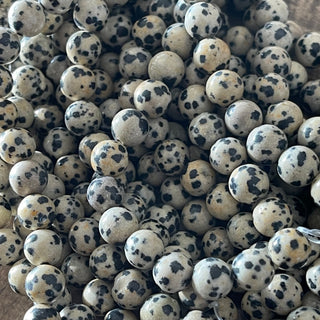 8mm Dalmatian Jasper Bead Strands