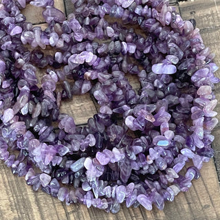 5-8mm Amethyst Chip Bead Strand - Great Quality