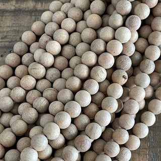 Camphor Wood Bead Strand - 4mm - 6mm - 8mm