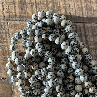 8mm Dalmatian Jasper Bead Strands