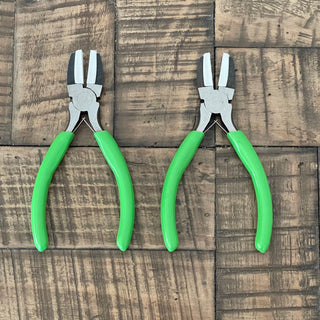 5.5 Inch Nylon Jewelry Pliers - Wire Wrapping Pliers - Flat Nose - Polishing