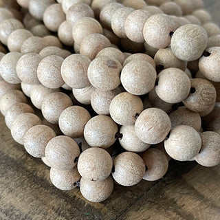 Camphor Wood Bead Strand - 4mm - 6mm - 8mm