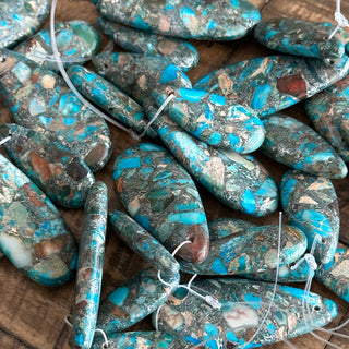 Imperial Jasper Teardrop Pendant