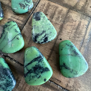 Serpentine Jade Trapezoid Shape Pendants - Drilled