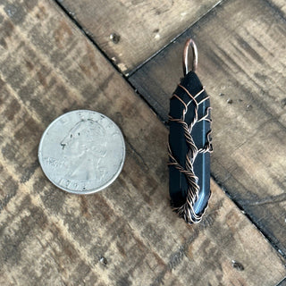 Onyx Tree of Life Wire Wrapped Pendant