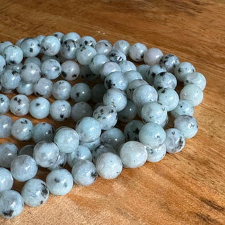 Kiwi/Sesame Jasper Bead Strand - 6mm - 8mm - 10mm