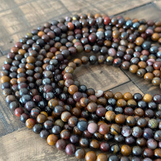 6mm Red Tiger Iron - Rare Beads