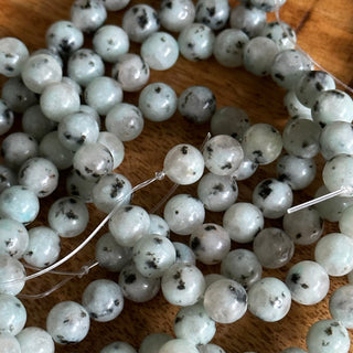 Kiwi/Sesame Jasper Bead Strand - 6mm - 8mm - 10mm
