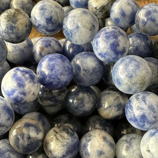 Blue Spot Jasper Bead Strand - 4mm - 6mm - 8mm - 10mm