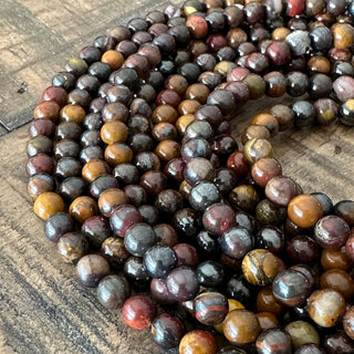 6mm Red Tiger Iron - Rare Beads