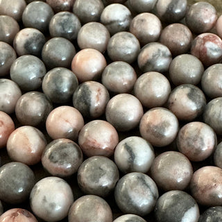 Pink Zebra Jasper Bead Strand - 4mm - 6mm - 8mm