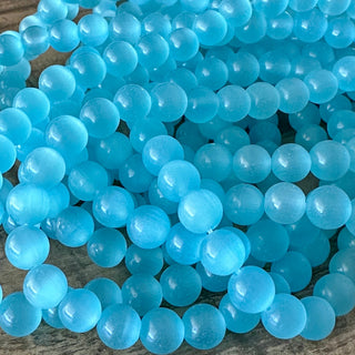 8mm Cat Eye Bead Strands - Various Colors