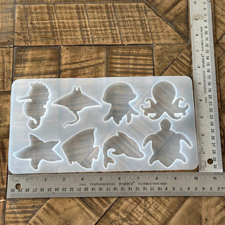 Marine Animal Silicone Molds - Resin - Epoxy - Soap Making - Fondant
