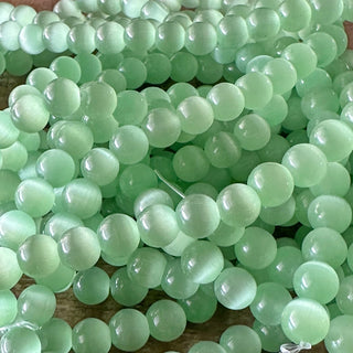 8mm Cat Eye Bead Strands - Various Colors