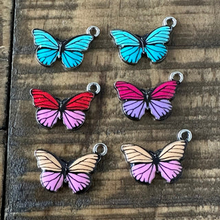 10pc Butterfly Charms for Jewelry Making - Bracelet Making