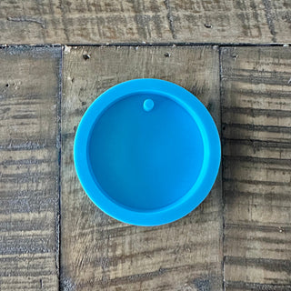 4pc Flat Round Silicone Molds - Keychain - Jewelry - Making