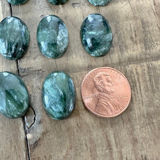 18x13mm Seraphinite Oval Cabochon