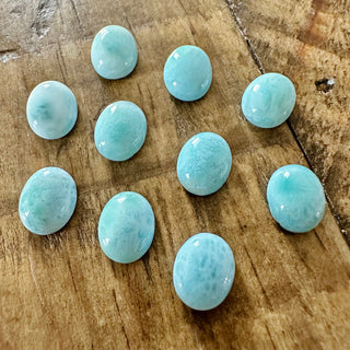 10x8mm Larimar Oval Cabochon